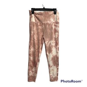 Dyce Active Performance leggings size medium pink tie dye